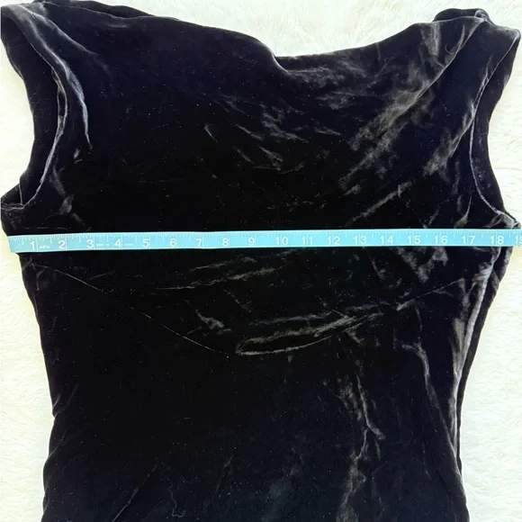 NWT!!! Brooks Brothers long velvet black dress size 8 US Retail 498$ - Picture 5 of 8